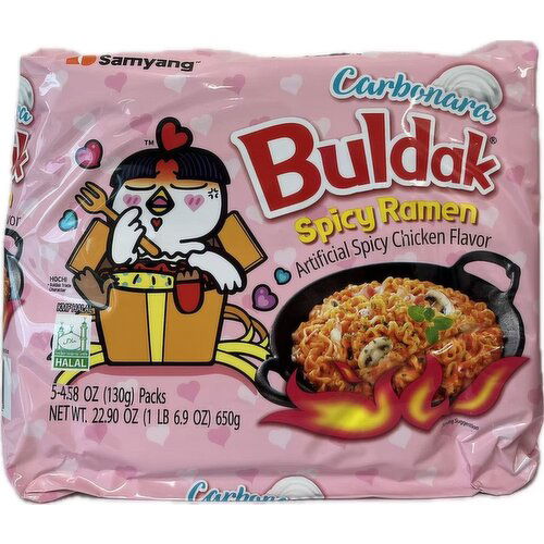 BULDAK SPCY RAMEN CREAM CARBONARA